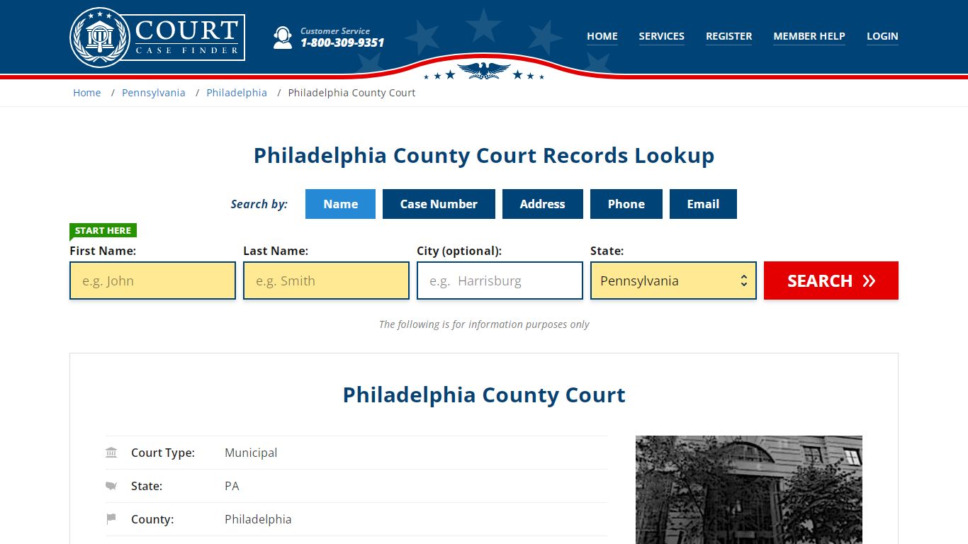 Philadelphia County Court Records | Philadelphia, Philadelphia County ...